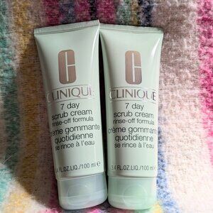 Brand New! Duo of Clinique 7 Day Scrub Cream